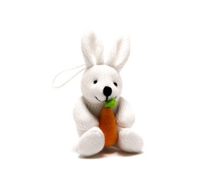 white bunny spring dec carrot